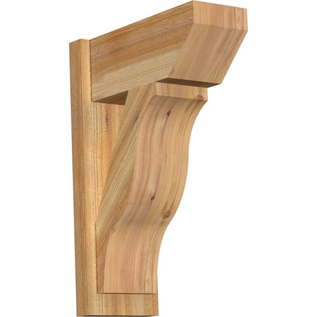 Funston Slat Rough Sawn Outlooker, Western Red Cedar, 8W X 18D X 26H